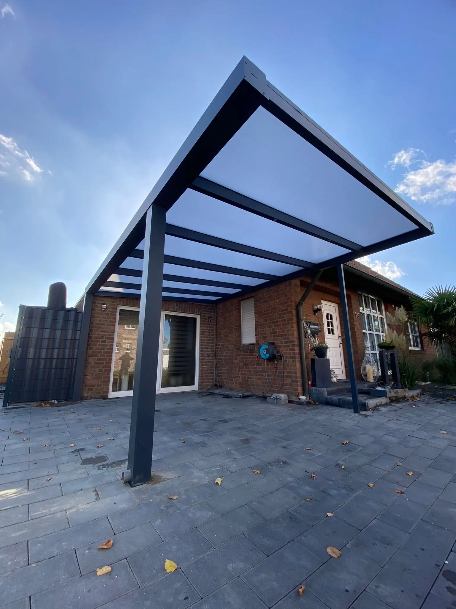 Glazen carport