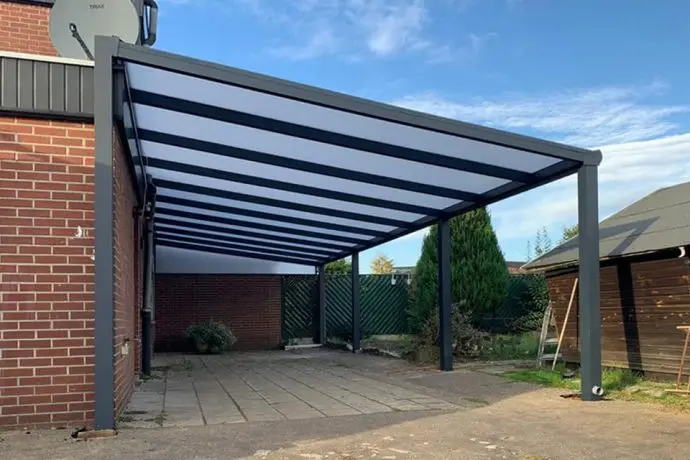 carport bouwen in tuin